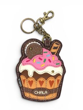 CHALA coin pouch bag charm keychain